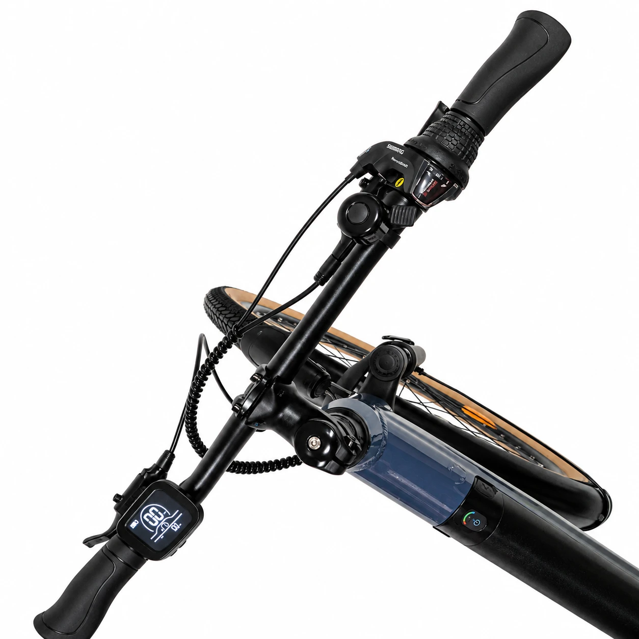 10. Bicicleta electrica Oras Devron 28200 - 28 inch, M, Gri Inchis