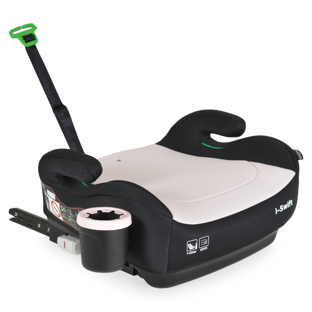 1. Inaltator auto copii Cangaroo I-Swift 125-150 cm, 6-12 ani, siguranta si confort in masina, Roz