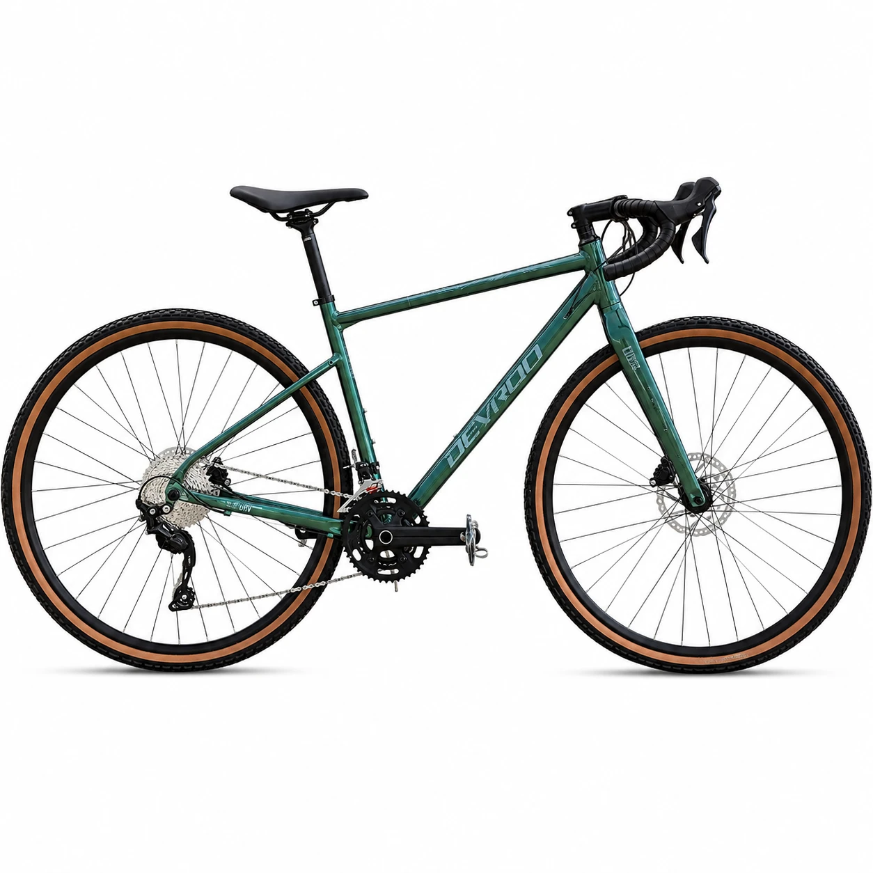 1. Bicicleta Gravel Devron 1.0 - 28 inch, M, Verde