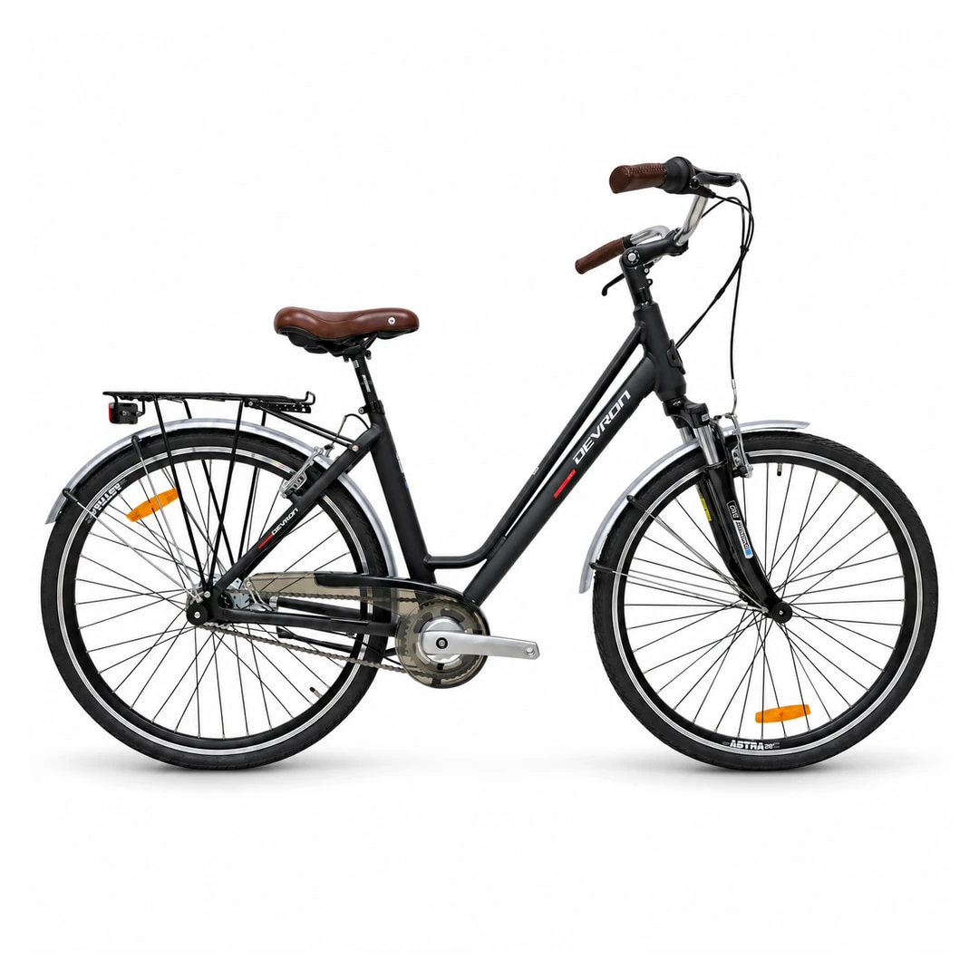 1. Bicicleta Oras Devron 28091- 28 inch, M, Negru