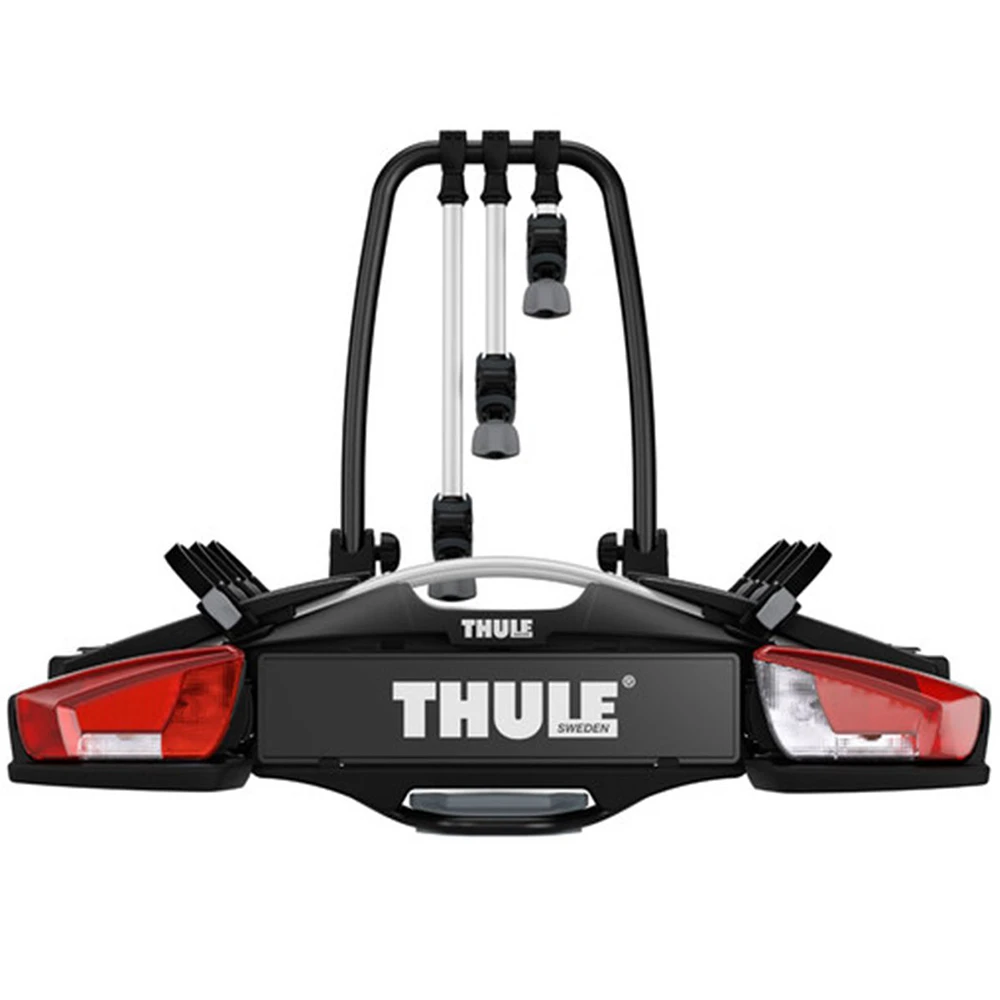 2. Suport pentru 3 biciclete, Thule VeloCompact 926, cu prindere pe carligul de remorcare