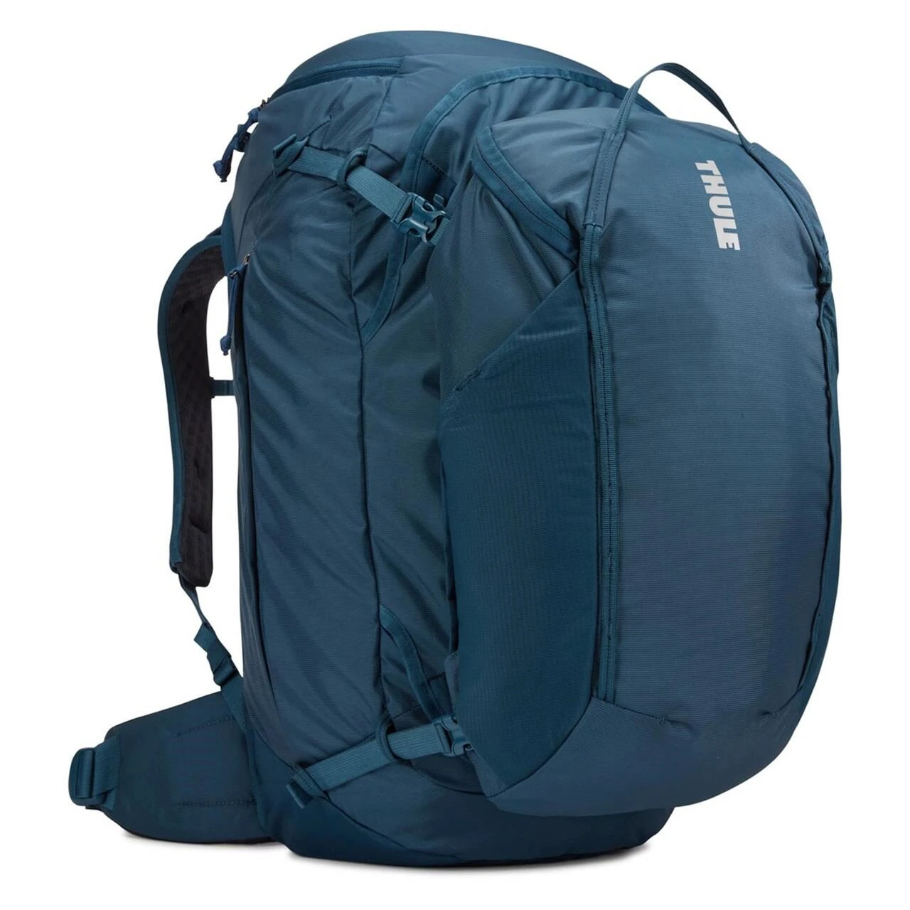 1. Rucsac tehnic Thule Landmark, 70L, Femei, Majolica Blue