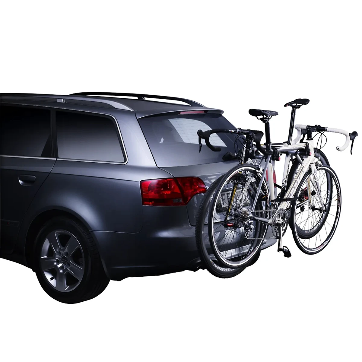 4. Suport pentru 2 biciclete, Thule Xpress 970, cu prindere pe carligul de remorcare