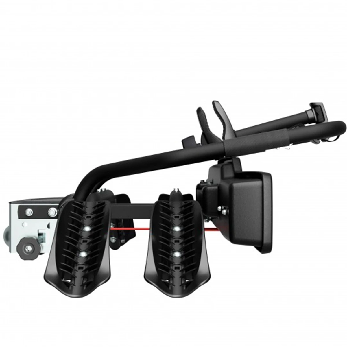 4. Suport pentru 2 biciclete, Peruzzo Siena 668N, cu prindere pe carligul de remorcare, Negru