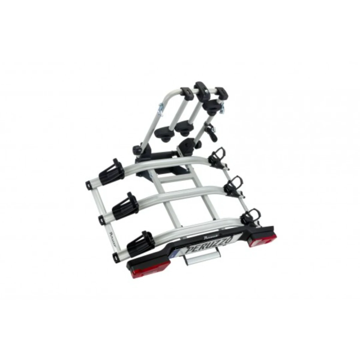 3. Suport pentru 3 biciclete electrice, Peruzzo Zephyr 713/3E, cu prindere pe carligul de remorcare