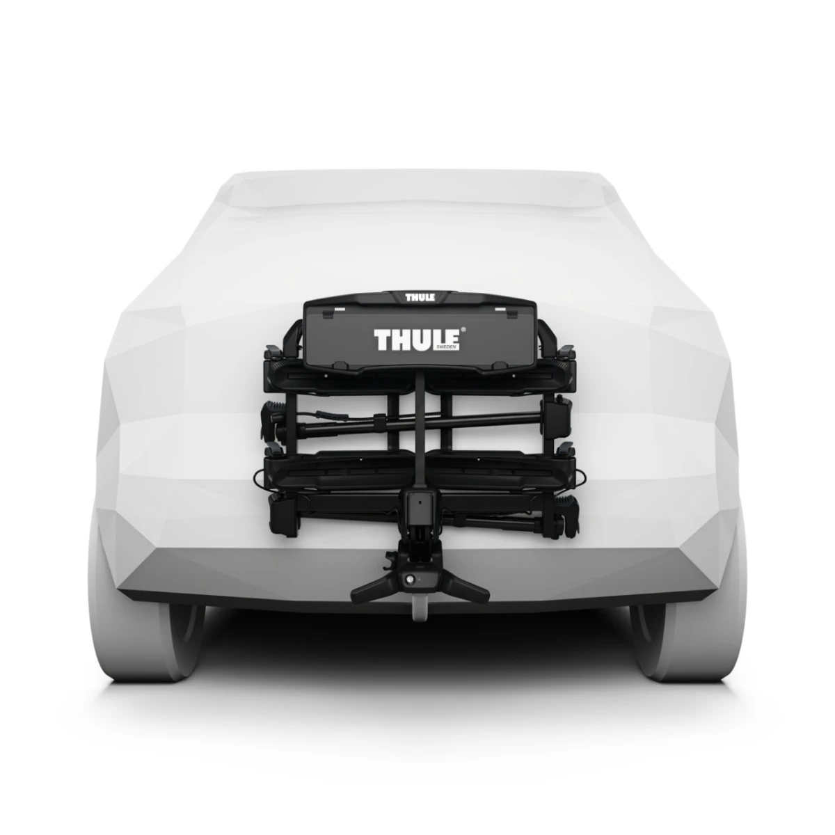 3. Suport pentru 2 biciclete, Thule OutPace, cu prindere pe carligul de remorcare