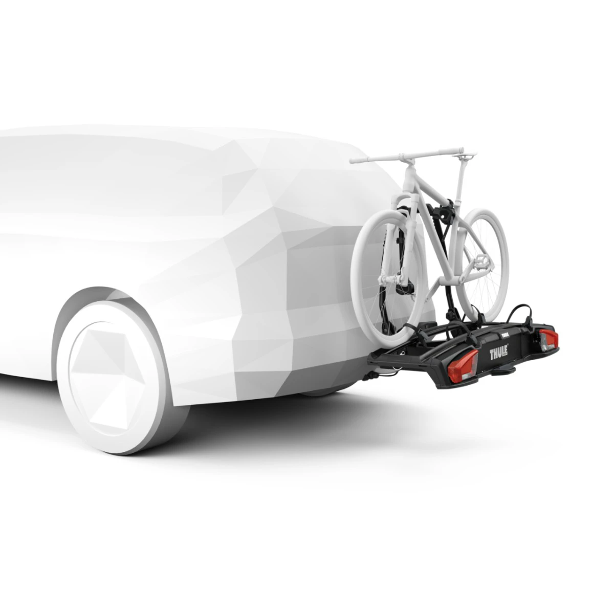 3. Suport pentru 2 biciclete, Thule VeloSpace 3, cu prindere pe carligul de remorcare