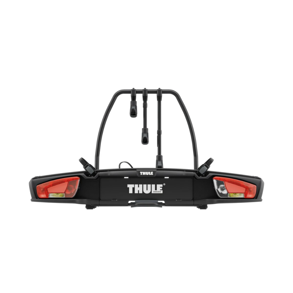 2. Suport pentru 3 biciclete, Thule VeloSpace 3, cu prindere pe carligul de remorcare