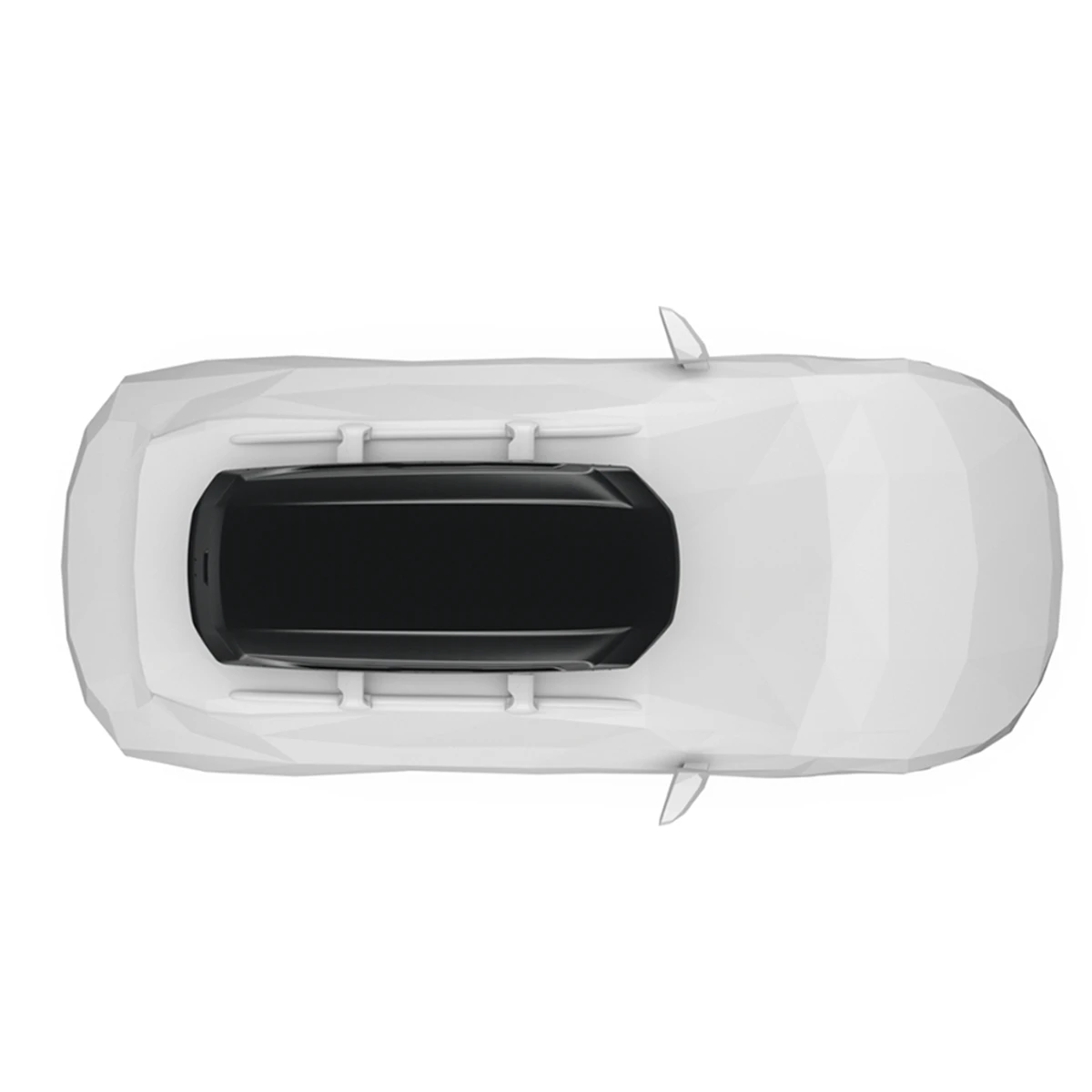 2. Cutie portbagaj Thule Pulse 2 L, Negru Mat