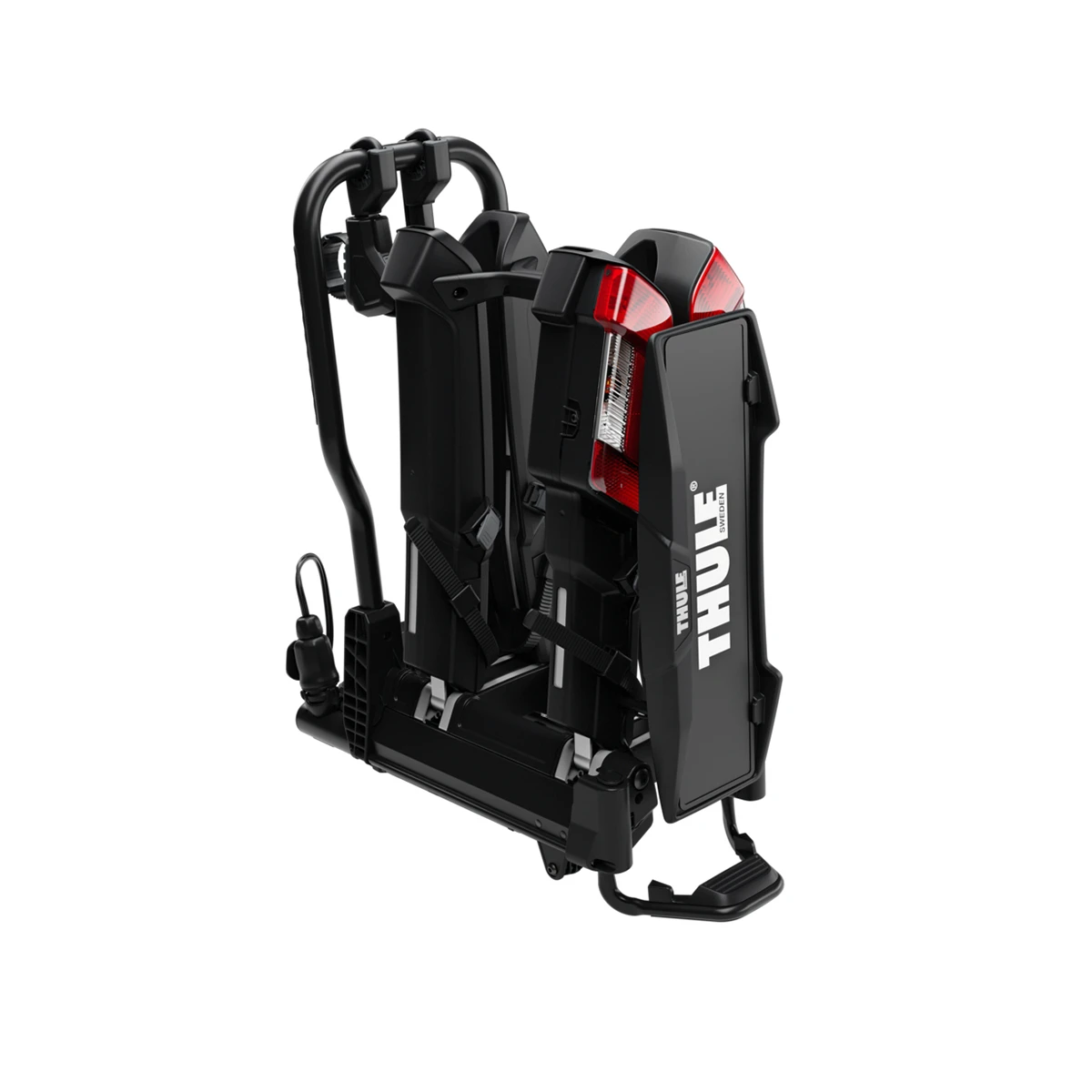 4. Suport pentru 2 biciclete, Thule EasyFold 3, cu prindere pe carligul de remorcare