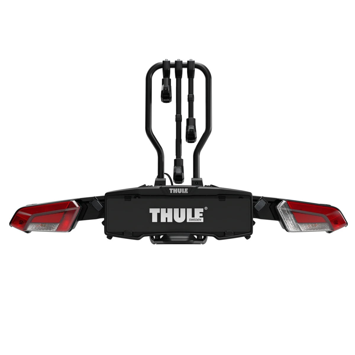 3. Suport pentru 3 biciclete, Thule EasyFold 3, cu prindere pe carligul de remorcare