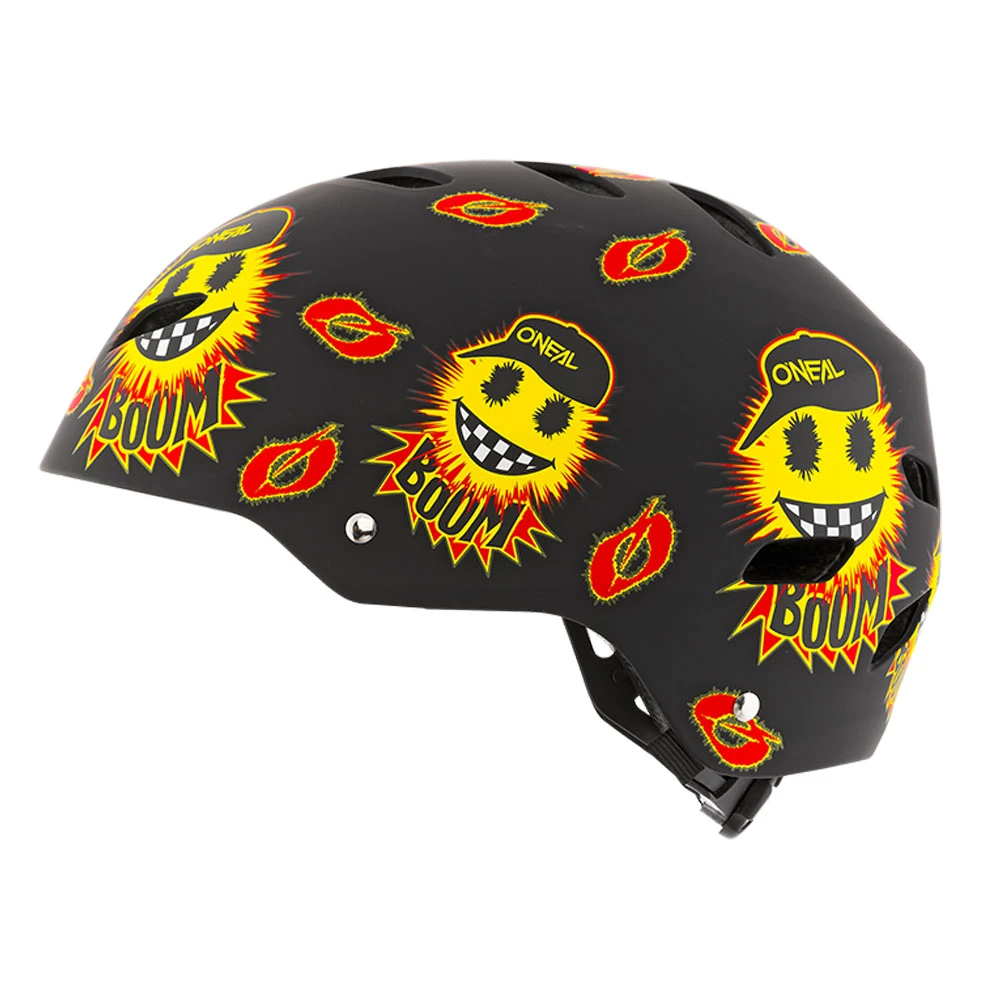 1. Casca Bicicleta Copii O'Neal Dirt Lid Emoji, negru-galben M