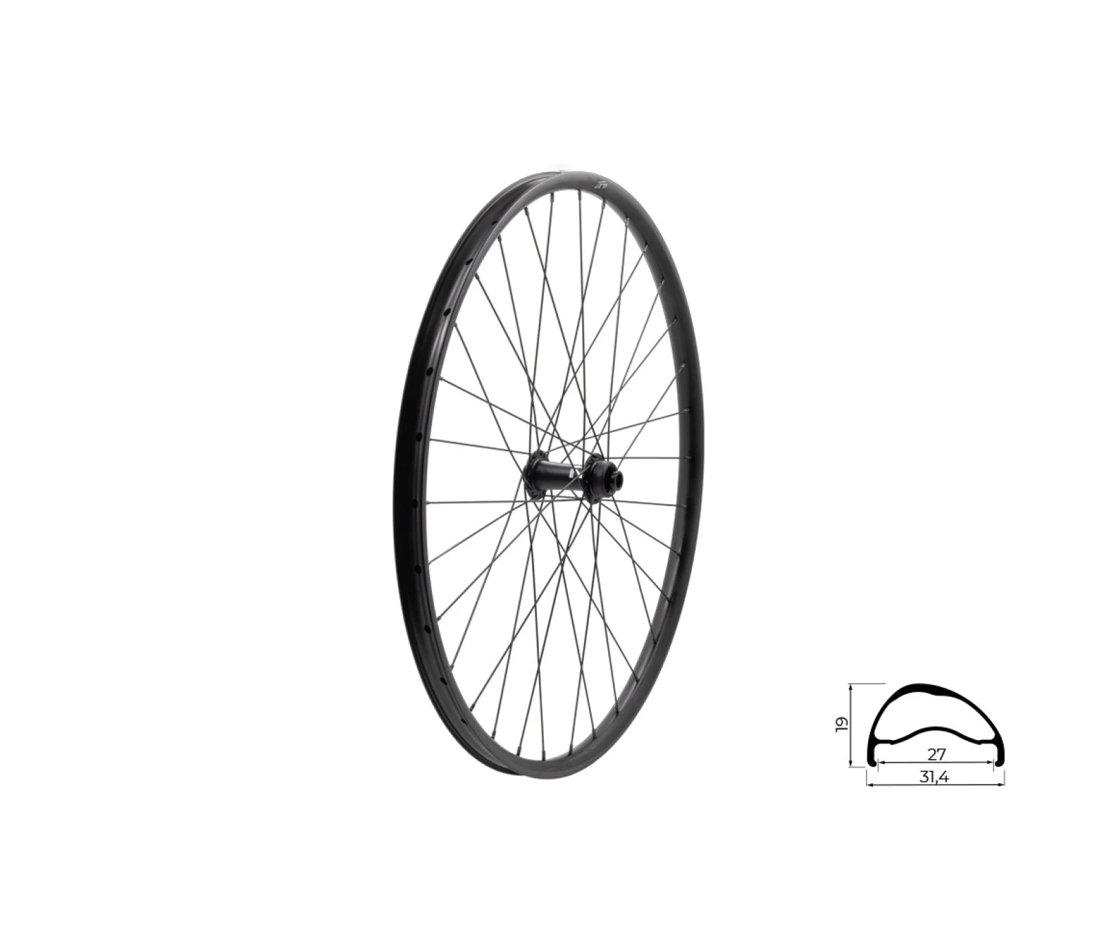 1. Roata Bicicleta Fata KLS Segador 27 SL DSC F 28-29 Negru