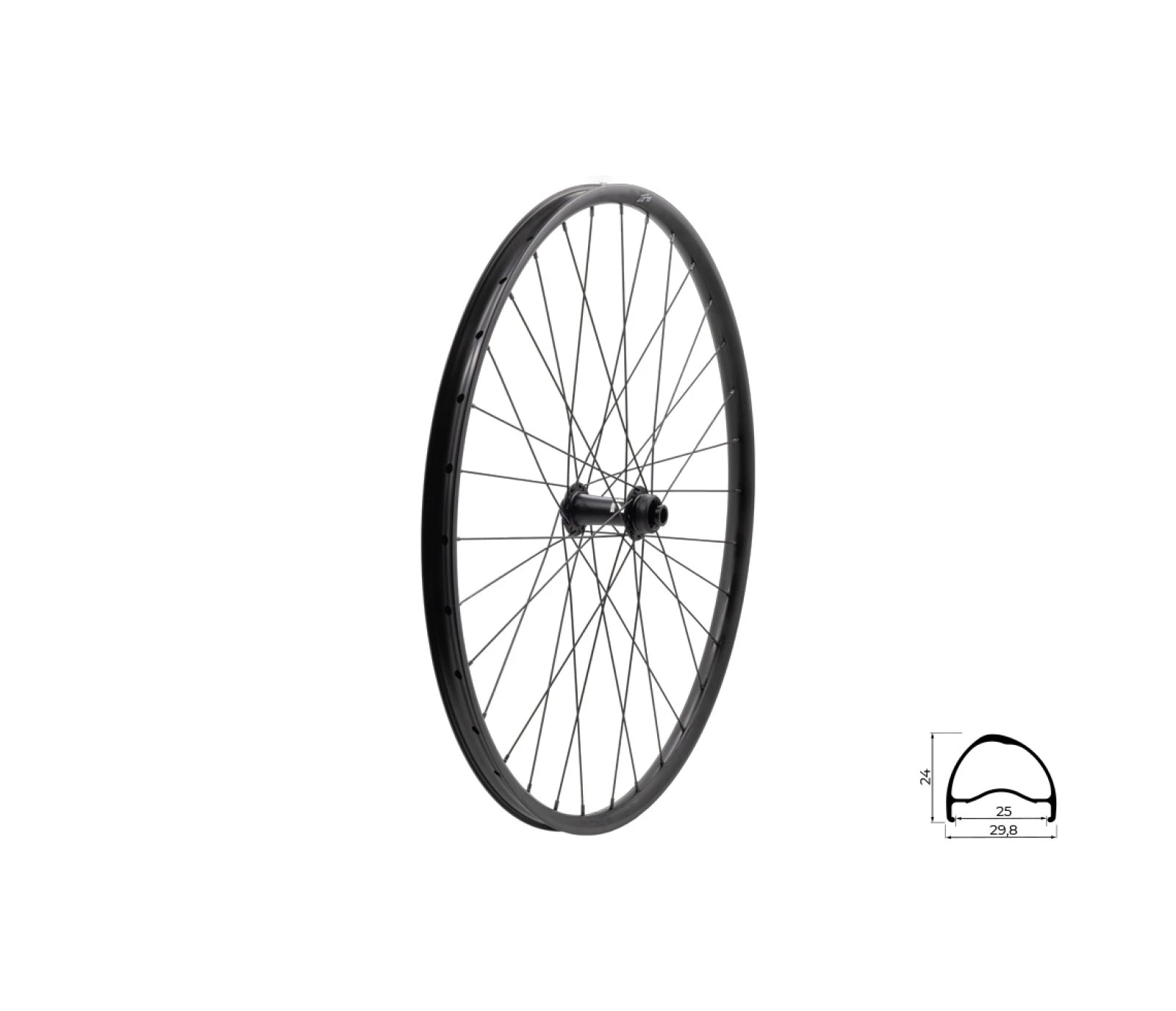1. Roata Bicicleta Fata KLS Segador 25 SL DSC F 28-29 Negru