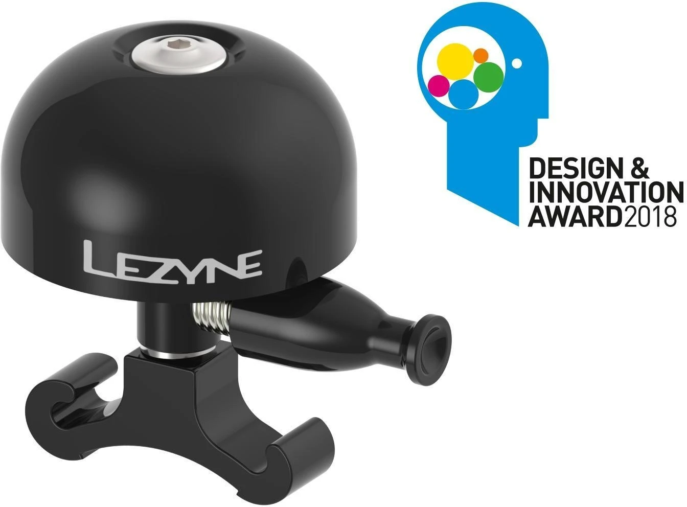 1. Sonerie Lezyne Classic Brass Bell M Negru