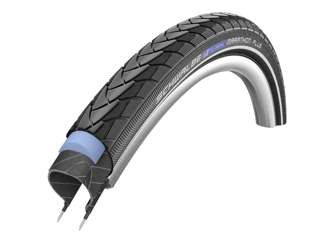 1. Anvelopa Schwalbe Marathon Plus HS440 28x1.40, 700x35/37-622 B/B+RT Sarma