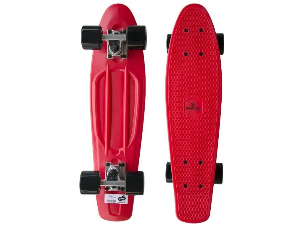 1. Penny Board Spartan 20601, 22.5", rosu