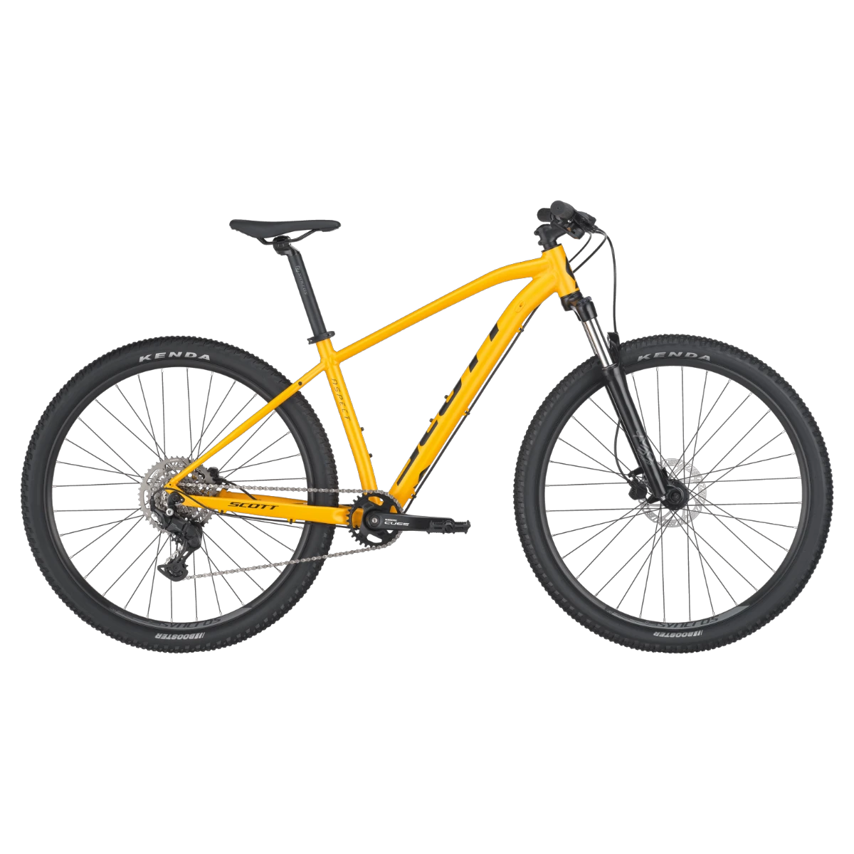 1. Bicicleta MTB Hardtail Scott Aspect 950 Negru-Galben 2025, S