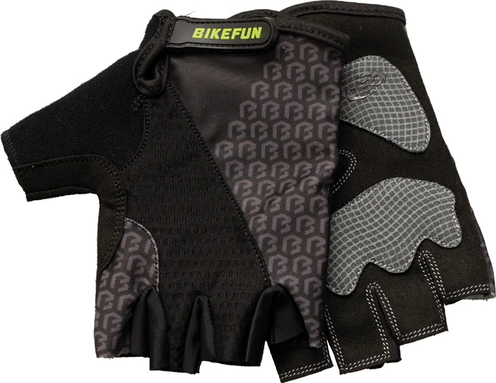1. Manusi Bicicleta Scurte BikeFun Duke, Gri XXL