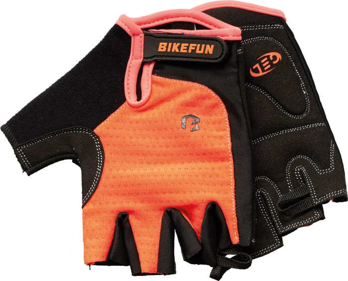 1. Manusi Bicicleta Scurte BikeFun Missy, coral L