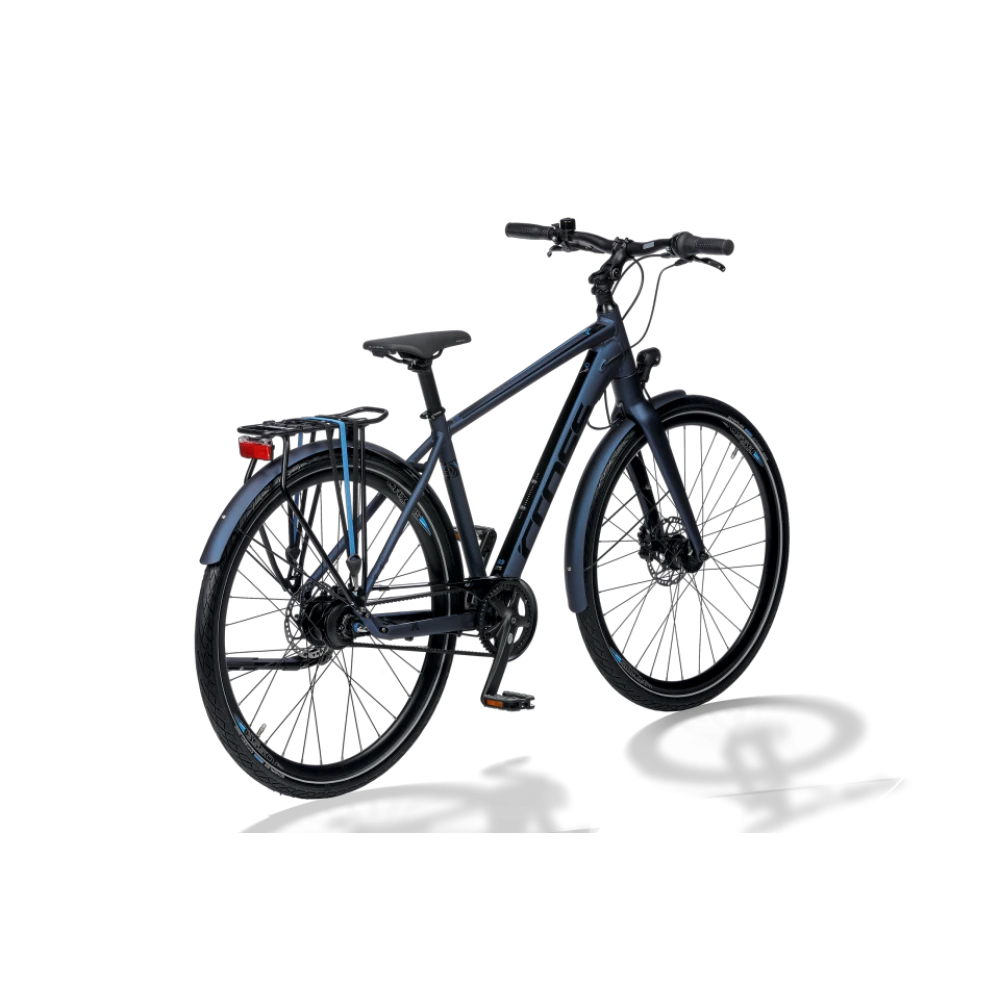 1. Bicicleta Trekking Cross Tour-X 28 Urban Albastru 52
