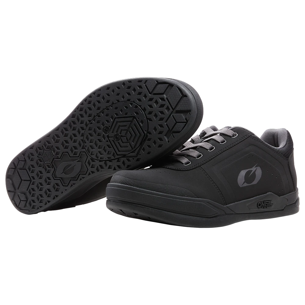 1. Pantofi Ciclism O'Neal Pinned SPD, Negru, gri - 40