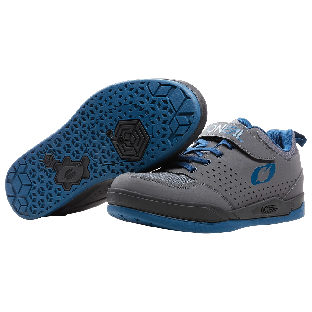 1. Pantofi Ciclism O'Neal Flow SPD Gri-Albastru 42