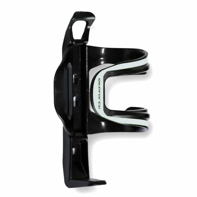 1. Suport Bidon Bicicleta BikeForce Plastic Stanga-Dreapta Gri