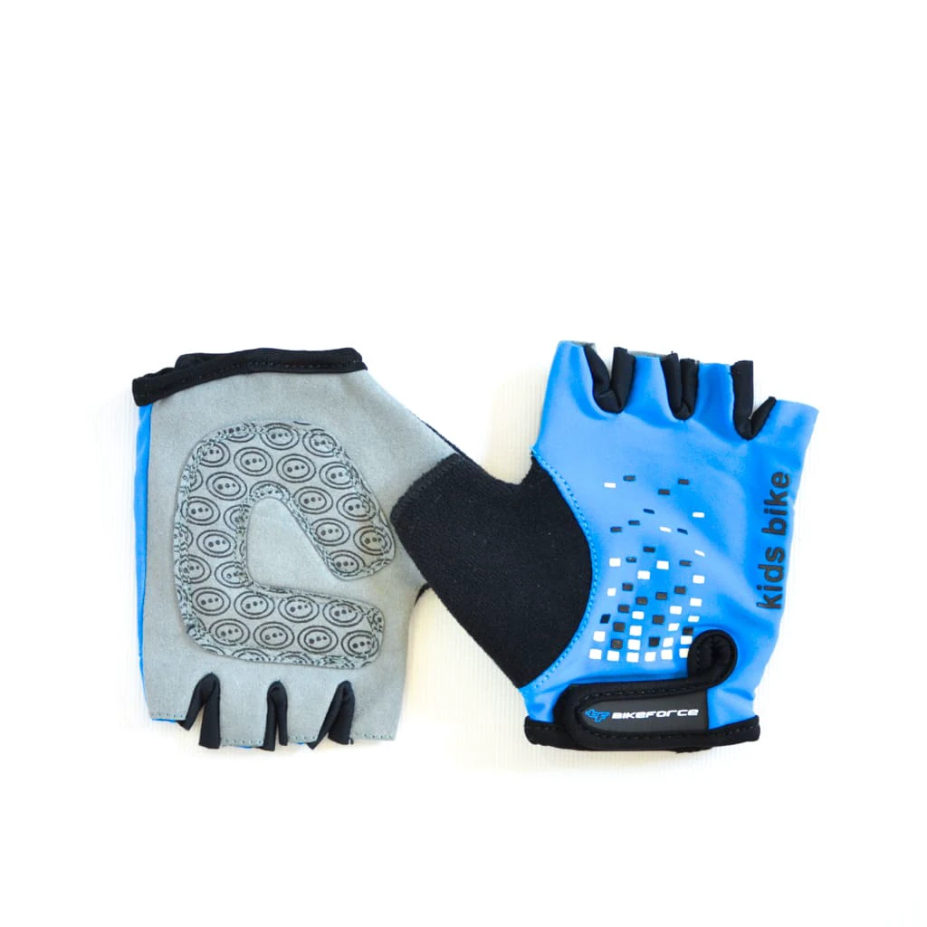 1. Manusi Bicicleta Bikeforce Kid Cubic blue-black XS