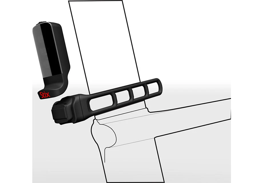 1. Adaptor Specialized Stix Aero Strap Mount, negru