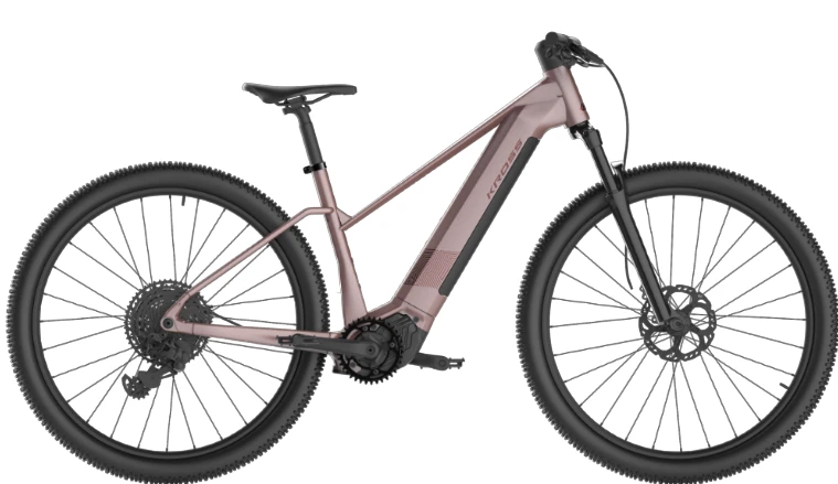 1. Bicicleta Electrica MTB Hardtail Kross Influx HYB 3.0 800 Dama 27,5 2026 Roz S