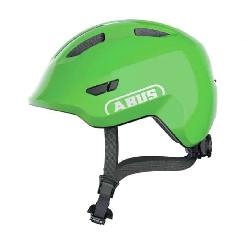 1. Casca Bicicleta Copii Abus Smiley 3.0 Shiny Green S