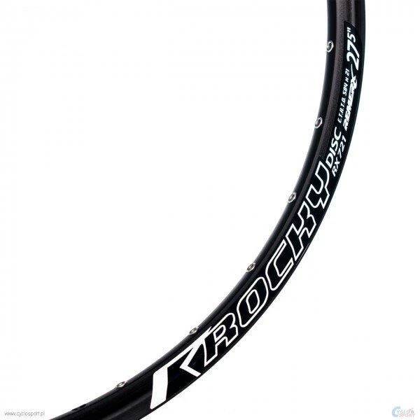1. Janta Bicicleta Remerx Rocky Disc 650B/27.5 x21, dubla simplu, capsata, 32H, neagra