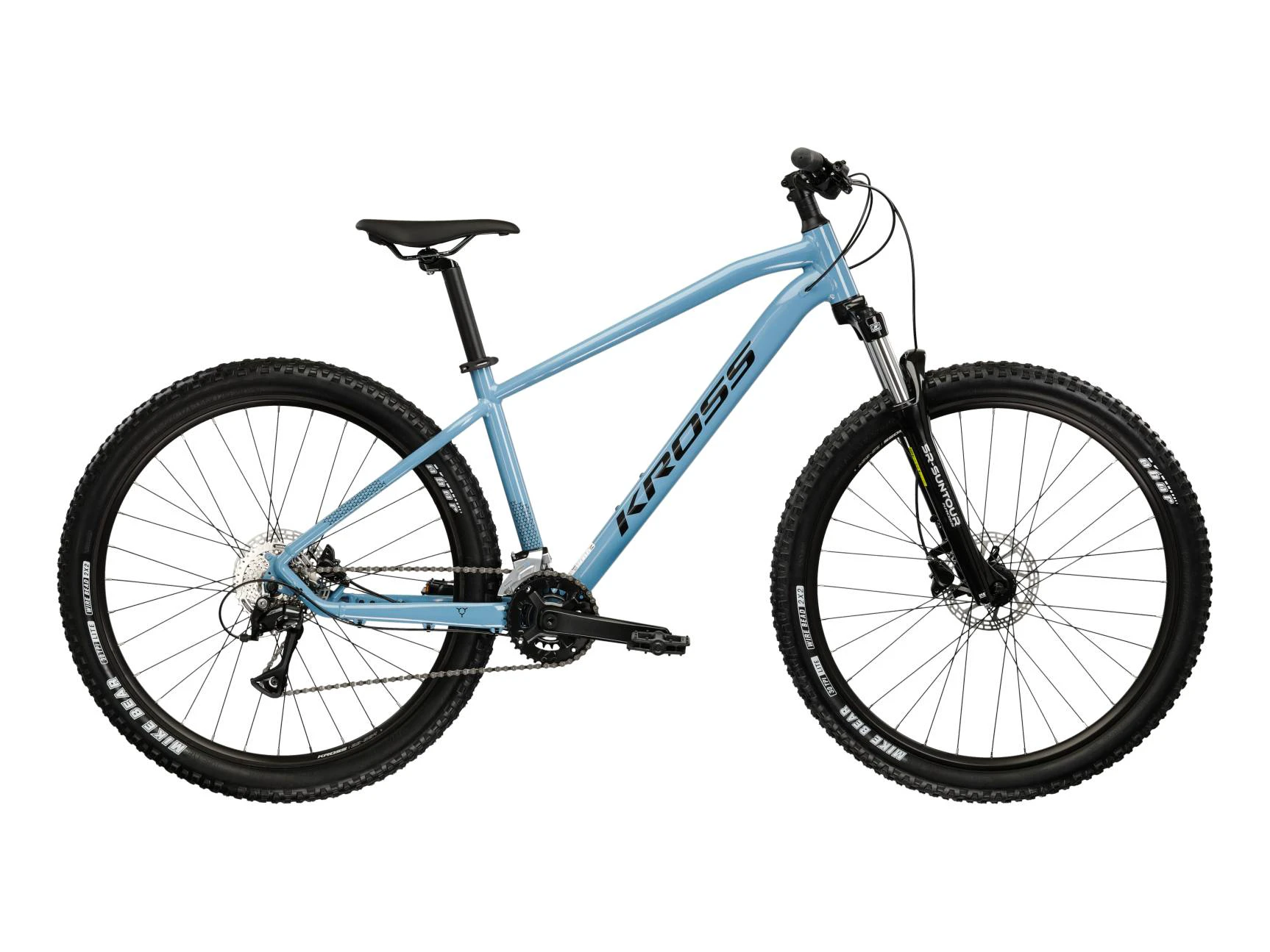 1. Bicicleta MTB Hardtail Kross Hexagon 4.0 27,5 2026 Albastru S