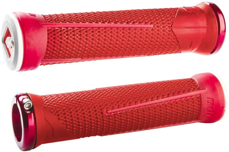 1. Mansoane ODI MTB AG1 Lock-On 2.1 135mm Rosu