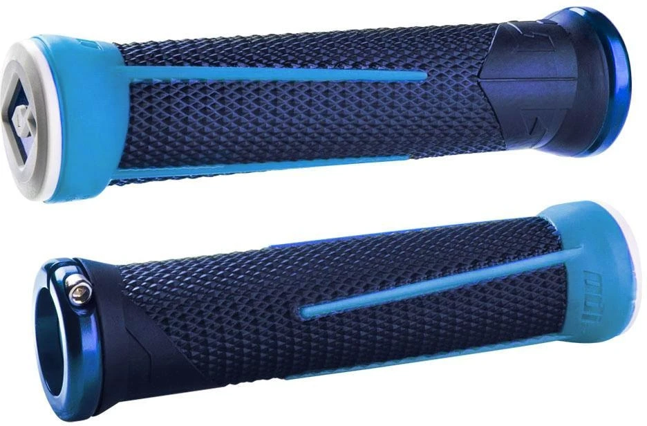 1. Mansoane ODI MTB AG1 Lock-On 2.1 135mm Albastru