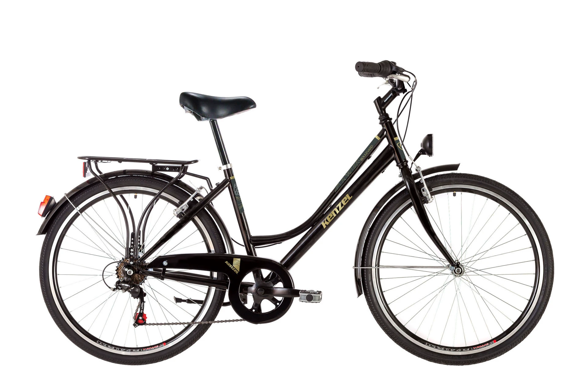 1. City Bike Kenzel Boulevard Royal 26 6 vitze Negru