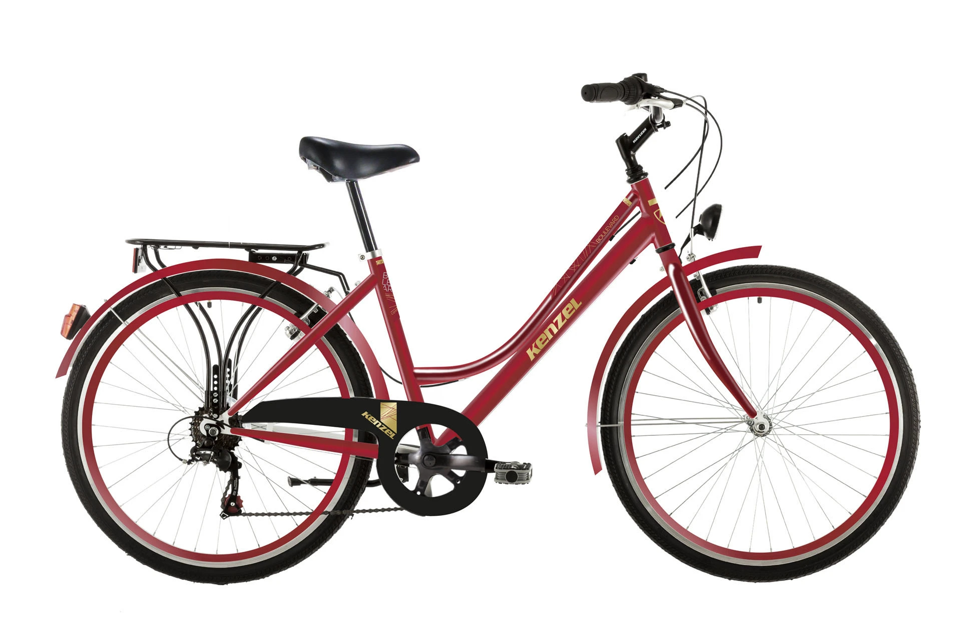 1. City Bike Kenzel Boulevard Royal 26 6 viteze Bordo