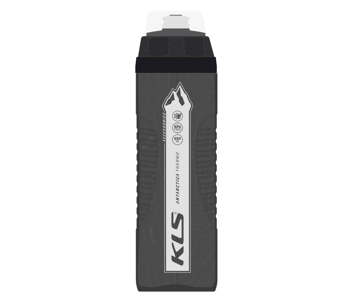 1. Bidon Apa Kellys Antarctica Thermo 022 650ml Negru