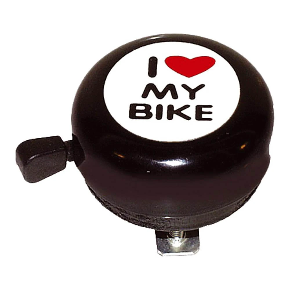 1. Sonerie Bicicleta Bikefun I Love My Bike, negru
