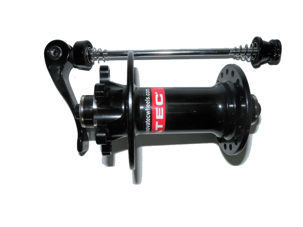1. Butuc Bicicleta Fata disc Novatec D711 SB/A 32 gauri, titan
