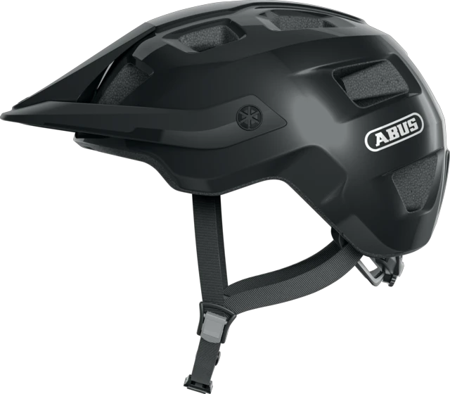 1. Casca Bicicleta MTB Abus Motrip Shiny, negru S