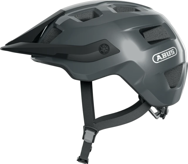 1. Casca Bicicleta MTB Abus Motrip concrete grey, gri M