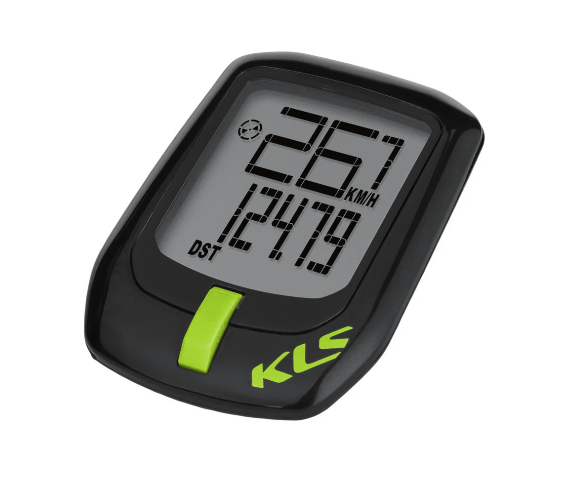 1. Kilometraj Bicicleta Kellys Direct, cu fir, negru-verde
