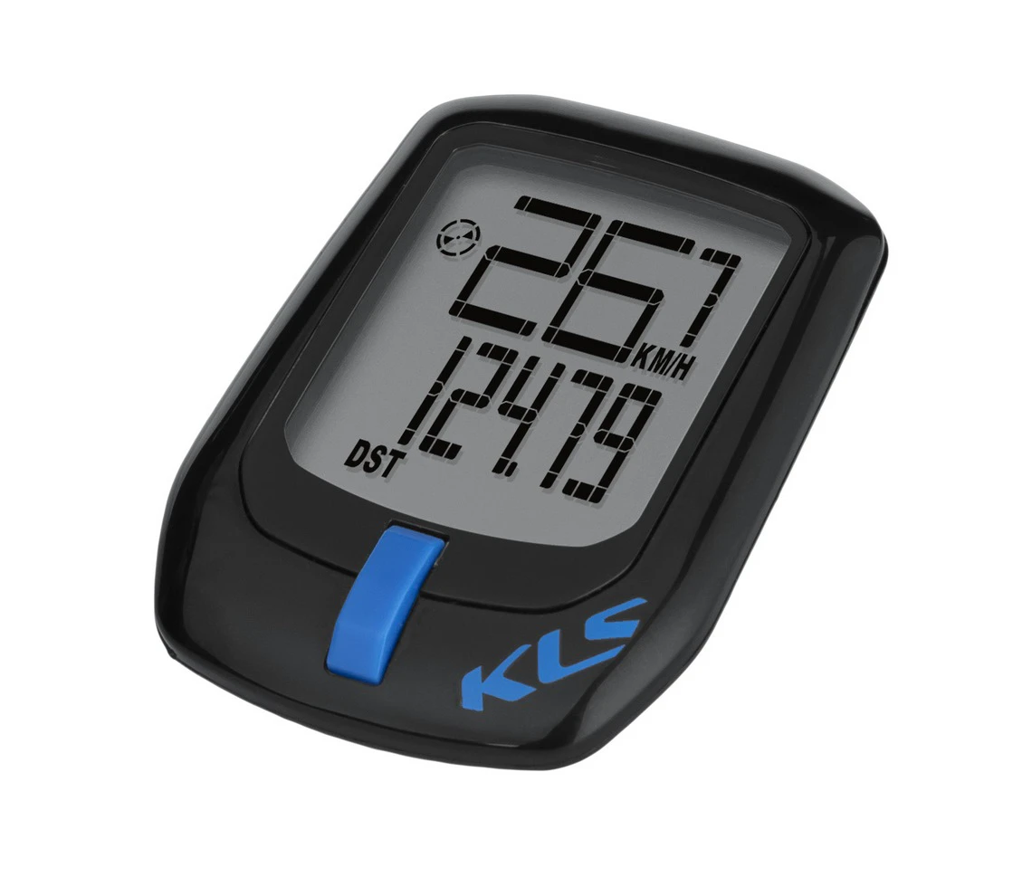 1. Kilometraj Bicicleta cu fir Kellys Direct, negru-albastru