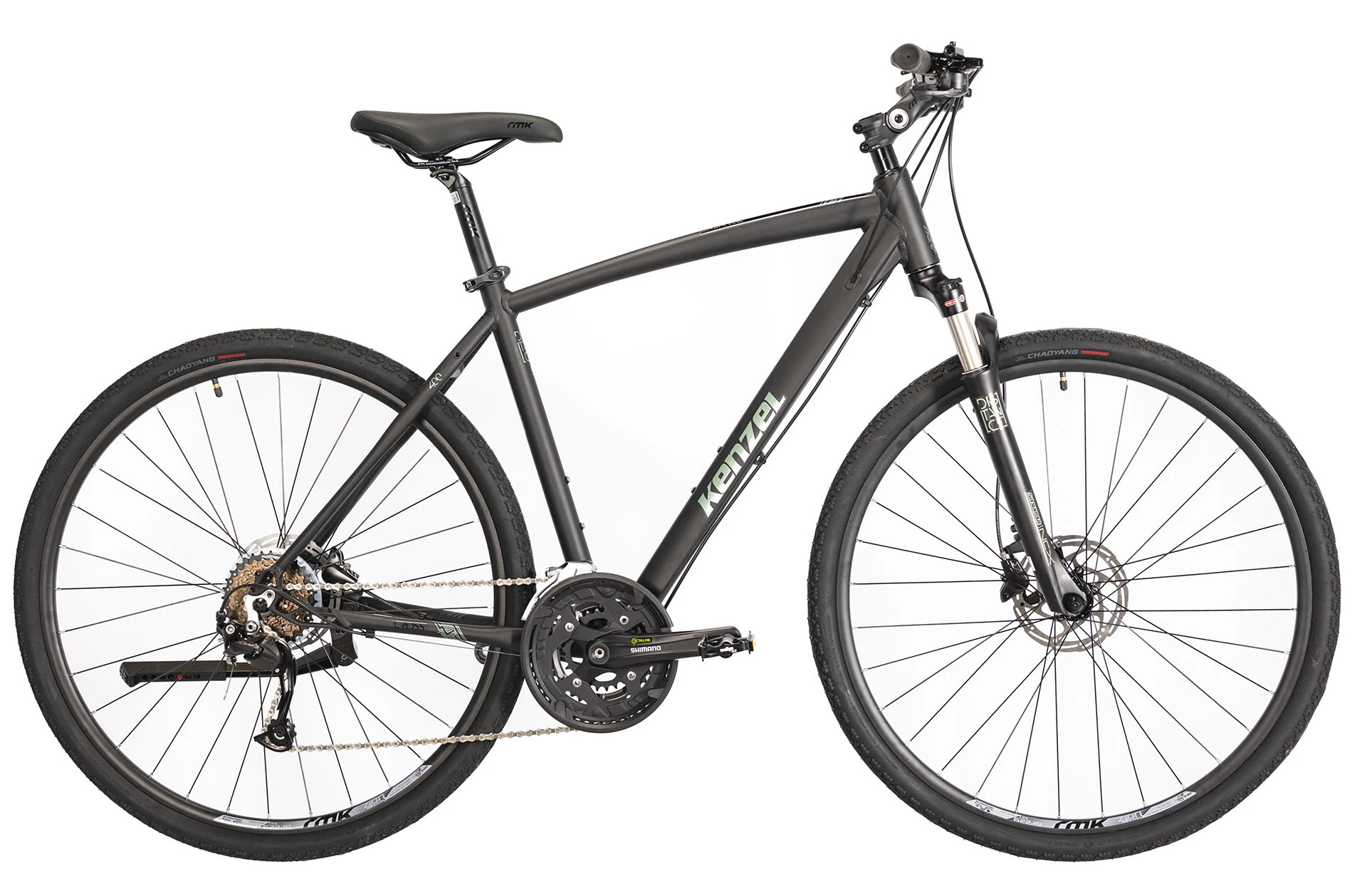 1. Bicicleta Trekking Kenzel Cross Distance 200 M6 Negru 51