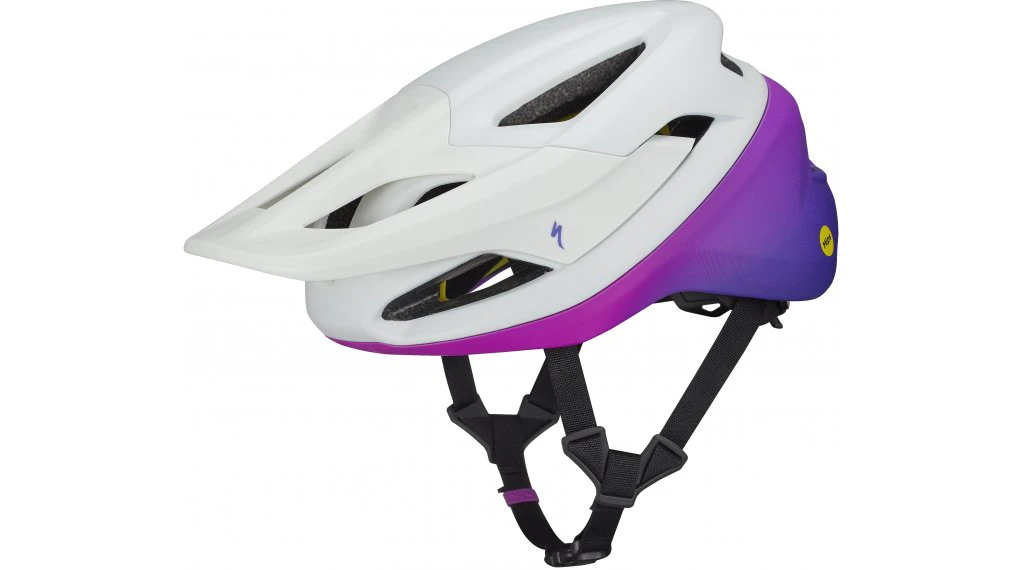 1. Casca Bicicleta Specialized Camber ANGi-Ready, White Dune/Purple Orchid - XS