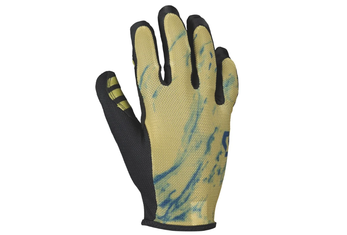 1. Manusi Bicicleta Scott Traction LF, Mud Green / Midnight Blue S