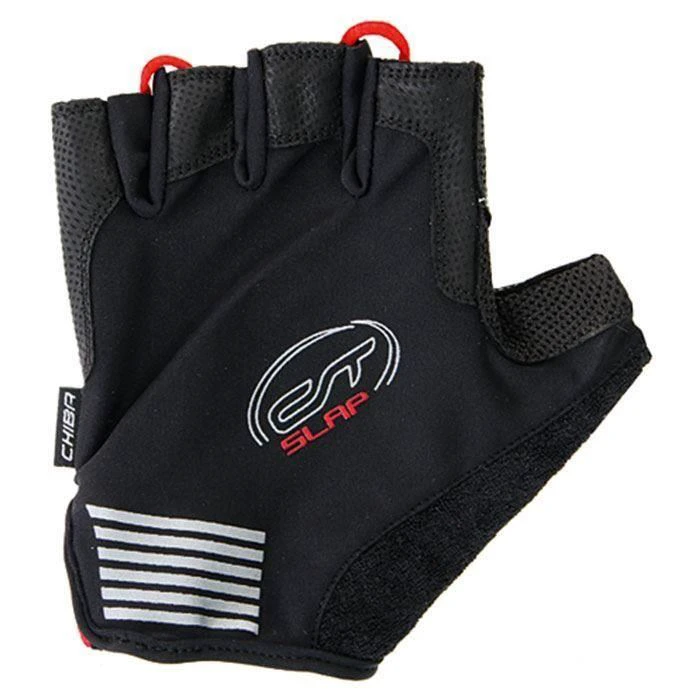 1. Manusi Bicicleta Scurte Contec SLAP Gel, negru-rosu M