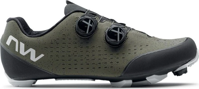 1. Pantofi Ciclism MTB Northwave NW Rebel 3 Forest, verde 47